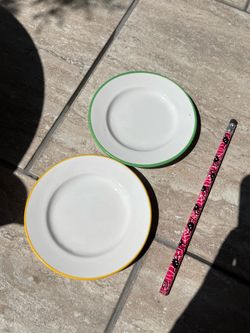Colorful plate