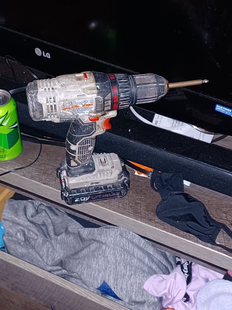 Power Drill With Charger! Obo
