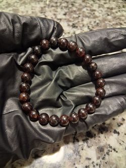Garnett crystal healing bracelet (stone of passion)