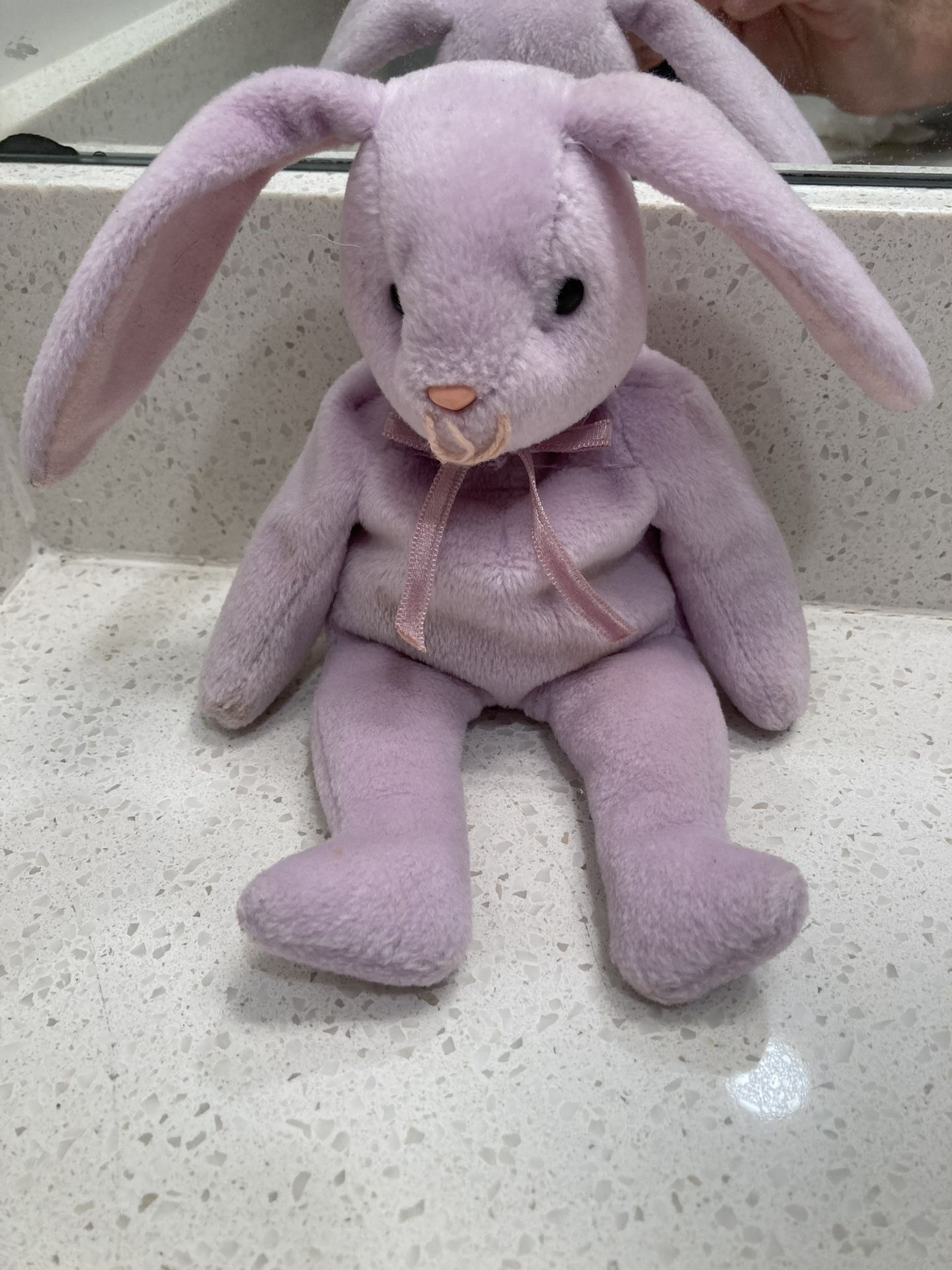 Floppity Beanie Baby Purple Bunny