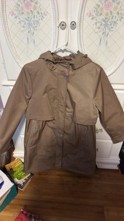 hooded rain jacket