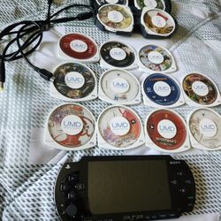 SONY PSP WITH GAMES AND MOVIES