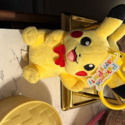 Pikachu keychain plush