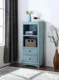 Brand New Tall Sky Blue Cabinet