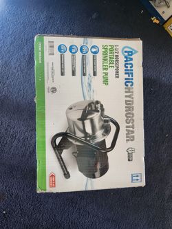 1 1/2 Horsepower Sprinkler Pump New 85