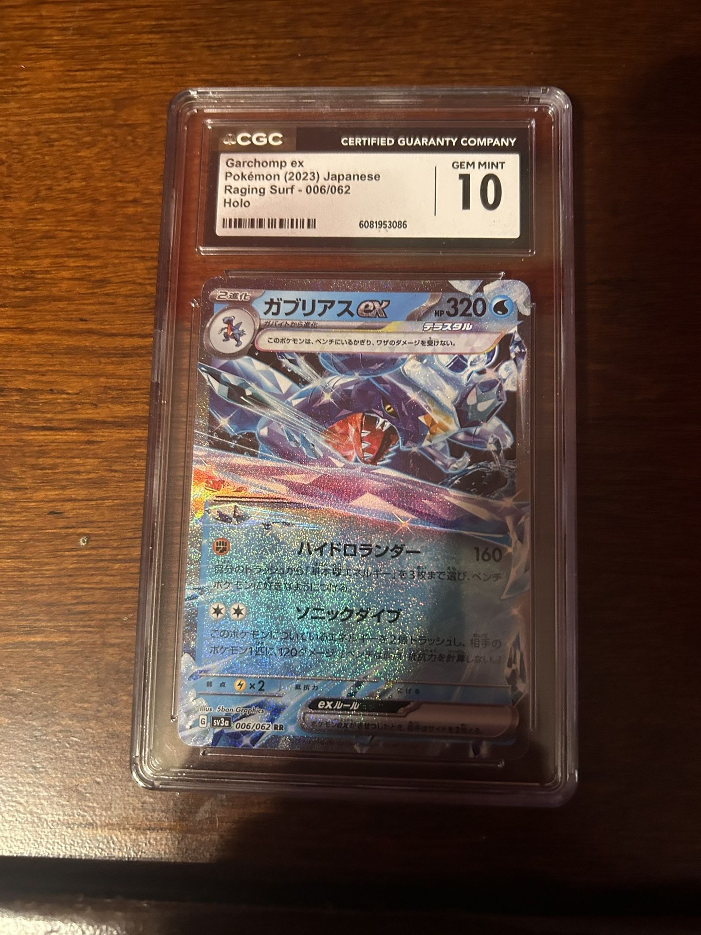 Garchomp EX Grated 10 CGC
