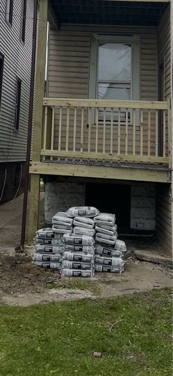60lbs bags concrete