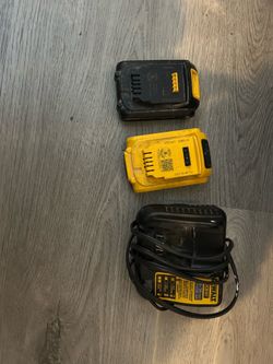 DeWalt batteries with charger?