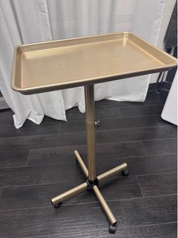 Gold rolling salon tray