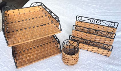 Desk Organizer - 3 Pieces