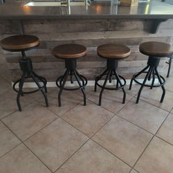 Bar Stools Farmhouse Look