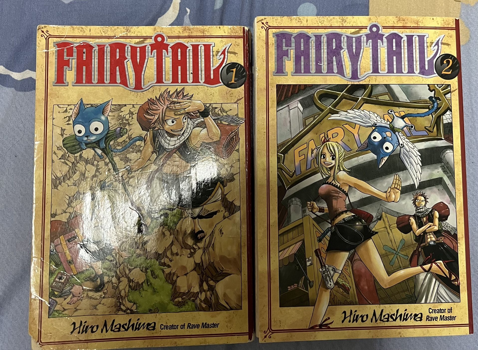 Fairy Tail Manga Volume 1,2