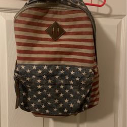 American Flag Backpack