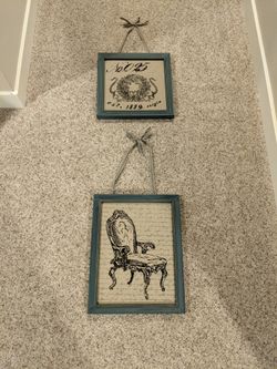French style wall art set
