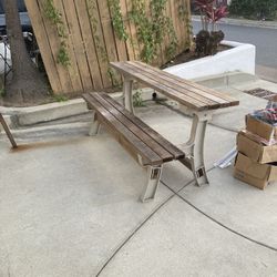 Wood Bench / Half Table