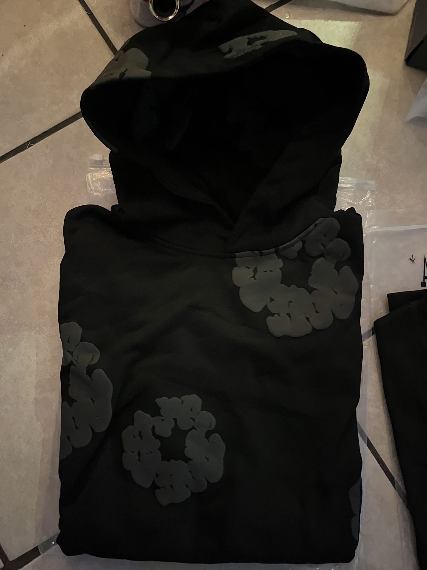 Monochrome Denim Tears Hoodie