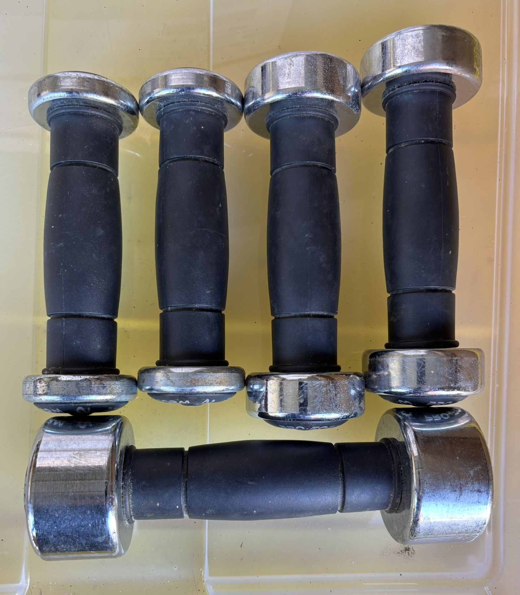 Dumbbell Chrome Weights 2, 3 , 5 Lb Set 5 