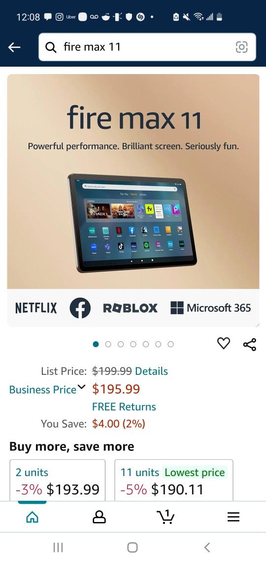 Amazon Fire Max 11 Tablet
