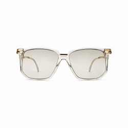 Vintage Cazal Mod. 163 – West Germany – White/Clear/Gold Sunglasses – $400 OBO