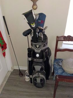 Clubs & bag
