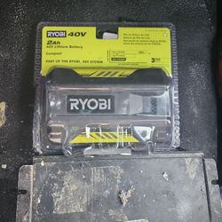 Ryobi 40 Volt Battery Brand New In Package 