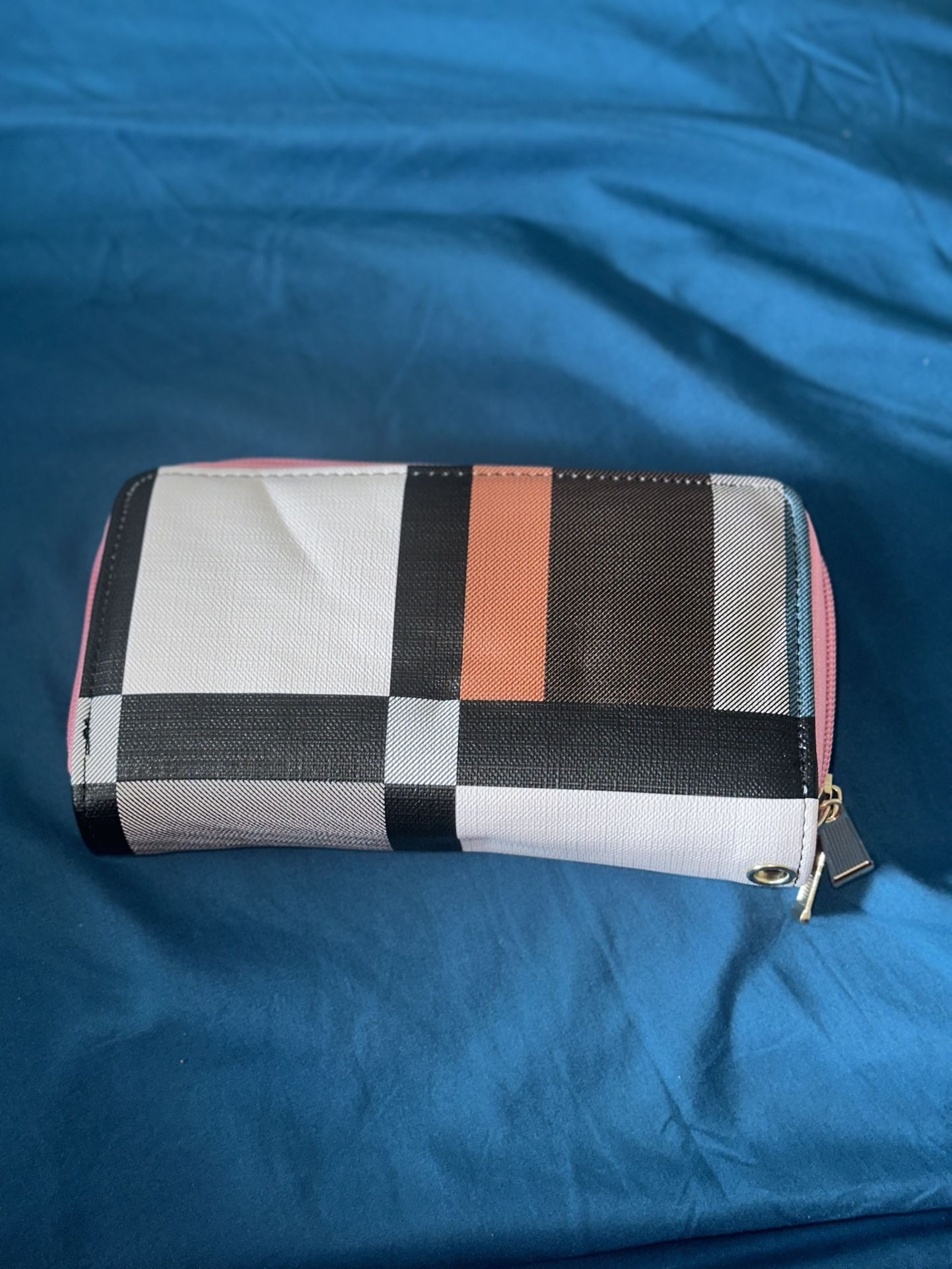 Pink Plaid Wallet