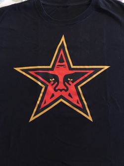 OBEY HEINEKEN LOGO VINTAGE TEE SIZE L