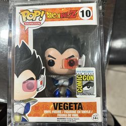 Funko Pop! Dragon Ball Z Vegeta Metallic #10 SDCC 2015 Exclusive