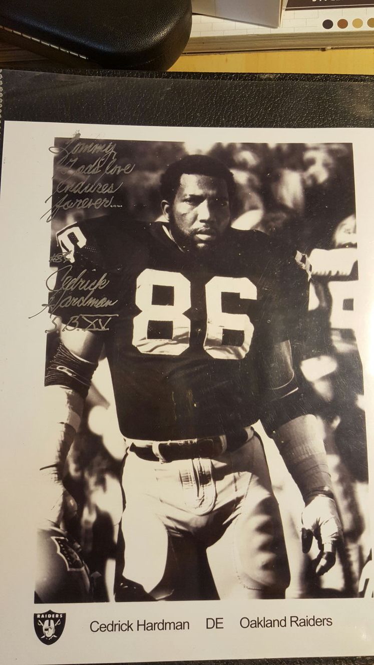 Cedrick Hardman 49ers’ #86 Signed Picture