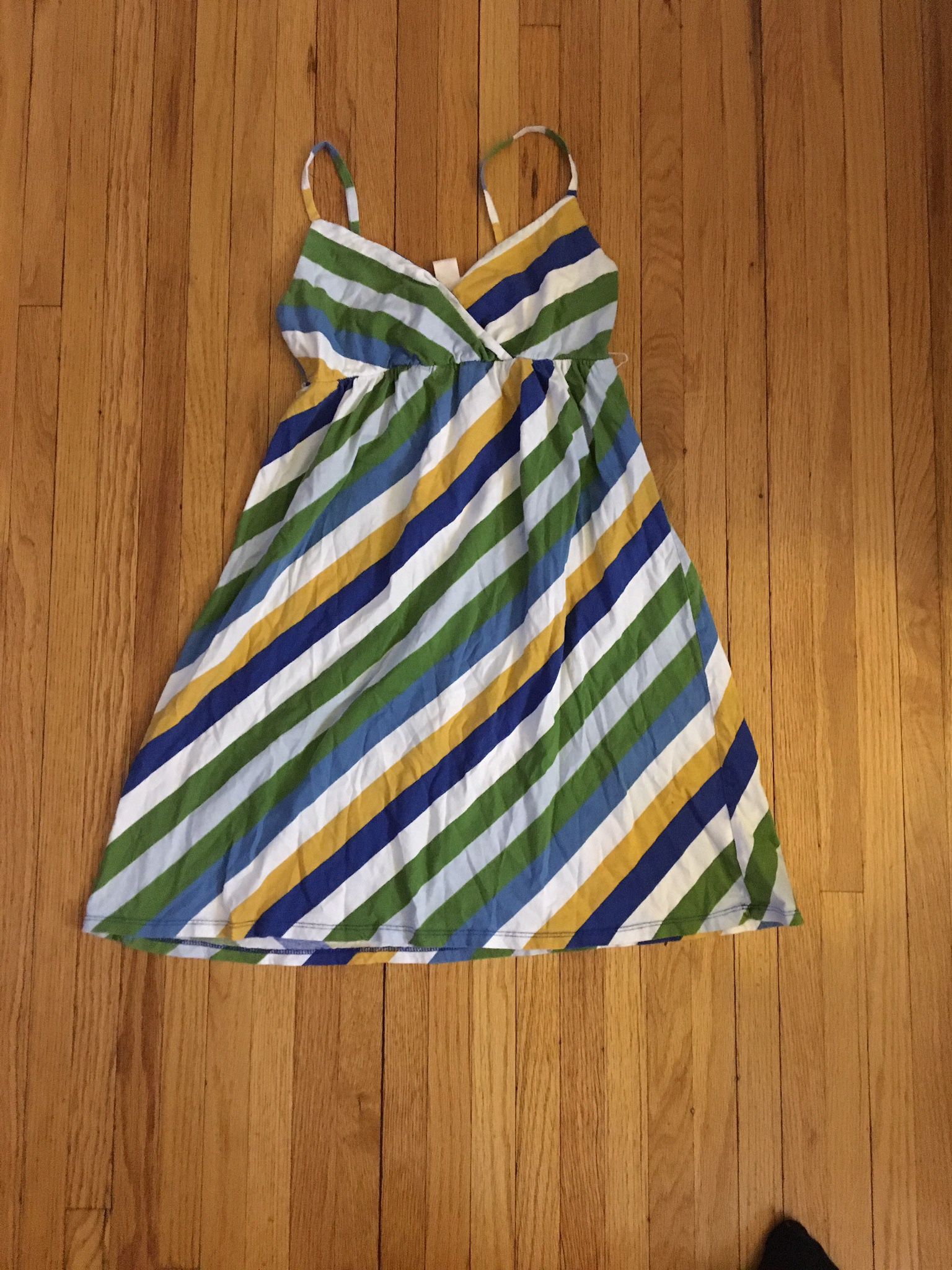 Super cute striped sundress size small   Comes from a smoke free and pet free home