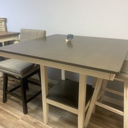 Counter height table model display