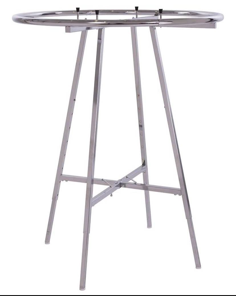 2 Round Clothing Racks 