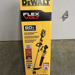 DEWALT FLEXVOLT 60V MAX Cordless Battery Powered String Trimmer & Blower Combo Kit with (1) FLEXVOLT 9 Ah Battery & Charger $549 plus tax at Home Depo