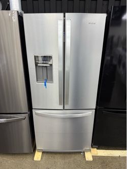 Brand new Whirlpool 19.7 cu. ft. French Door Refrigerator in Fingerprint Resistant Stainless Steel