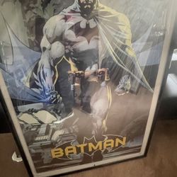 Batman Poster With Frame 