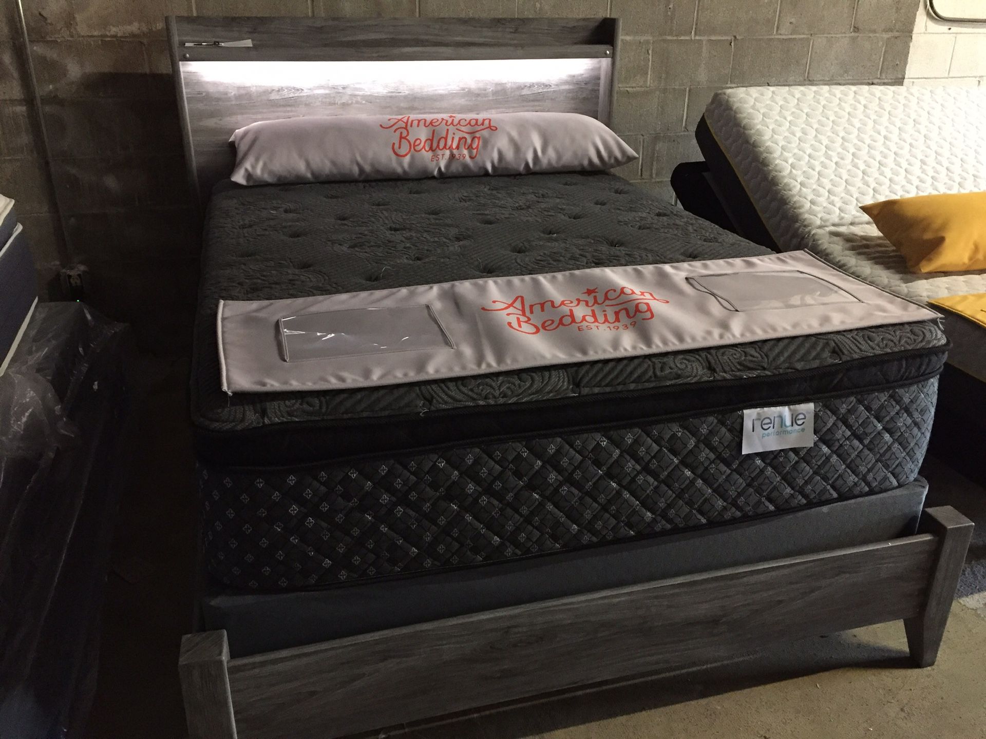 New mattress, box spring, & Bed Frame same delivery setup