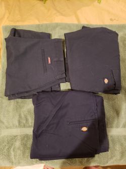 Men's Size 36x30 & 38x30 Black Slacks LIKE NEW