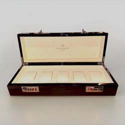 PatekPhelipe, Five Watch Wooden Box Holder With a Code Lock