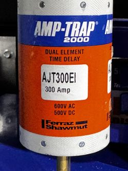 Ferraz-Shawmut AJT300EI Dual Element Time Delay Fuses