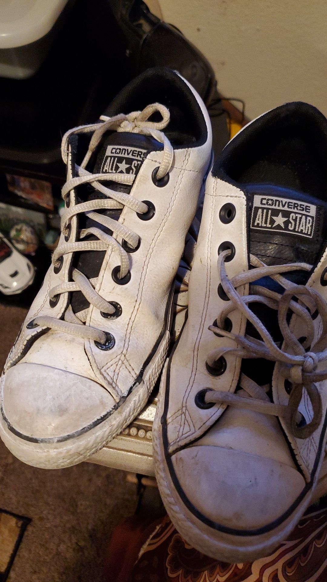 Converse boys size 5 take then for 6.00 they just need to be cleaned
