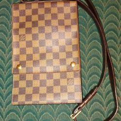Louis Vuitton Musette Tango Damier Ebene (Authentic, Made in France, Date Code VI 1908)