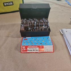 Vintage Craftsman Router Bit Set