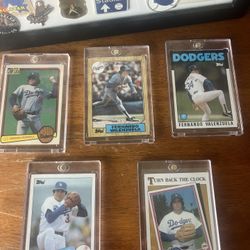 Fernando Valenzuela Dodger Baseball Cards 