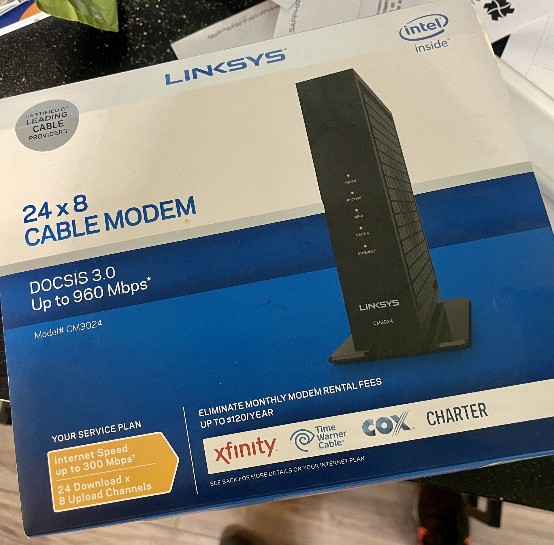 Linksys Cable Modem - Model# CM3024