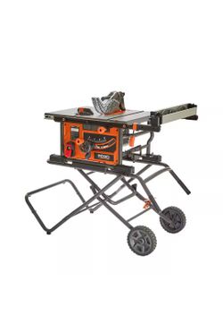 🔥🔥RIDGID
10 in. Pro Table Saw with Folding Stand🔥🔥