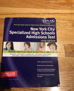 NYC specialized high school admissions test