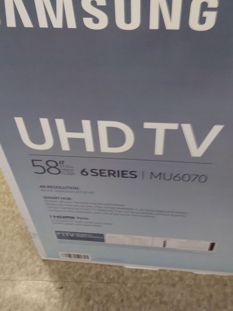 Samsung 58" Class 4K (2160P) Smart LED TV (UN58MU6070