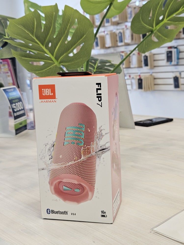Jbl Flip 7 Brand New Speaker Portable - $5 Today and Rest Later! Message us now