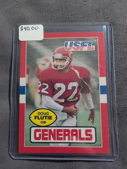 Doug Flutie rookie card