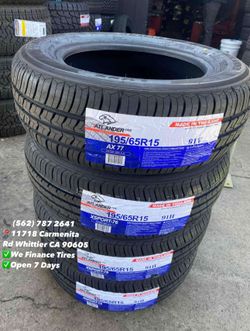 195/65/15 Atlander All Season 40k Miles New Set of Tires Installed and Balanced Set de Llantas Nuevas Instaladas y Balanceadas